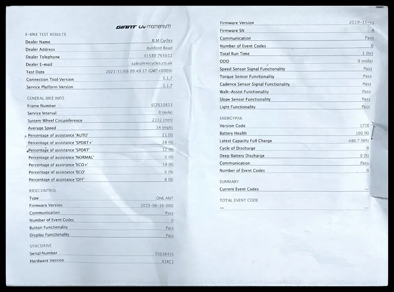 Momentum Vida E+ GTS 25km/h Large Tequila Sunrise 2022-8